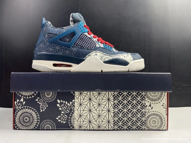 Official Maikesneakers SE Sashiko Retro Jordan 4 CW0898-400 Air 0722